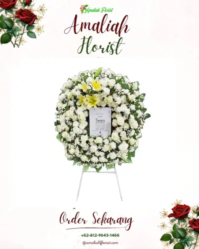 Krans Bunga Duka Cita di Sijenjang